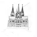 Cologne Cathedral tattoo design idea