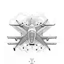aircraft tattoo design idea