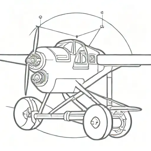 aircraft mechanic  tattoo design idea