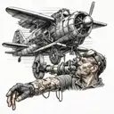 aircraft mechanic tattoo design idea