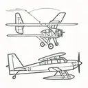 aircraft mechanic  tattoo design idea