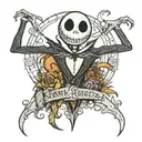 nightmare before christmas tattoo tattoo design idea