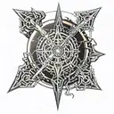 elden ring sword tattoo design idea