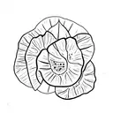 Orange slice, lavender, and eucalyptus tattoo design idea