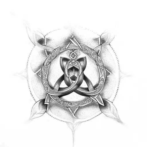 triskele tattoo design idea