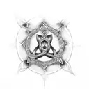 triskele tattoo design idea