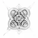 triskele tattoo design idea