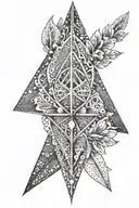 arrowhead  tattoo design idea