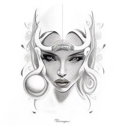 seductive women next to Lowrider  tattoo design idea