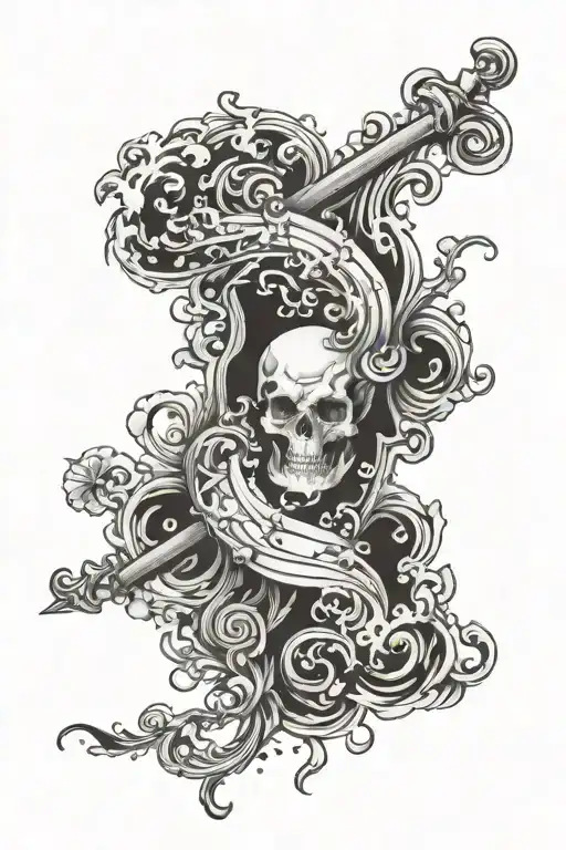 coulds scroll rip brother that love tattoo design idea