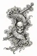 coulds scroll rip brother that love tattoo design idea