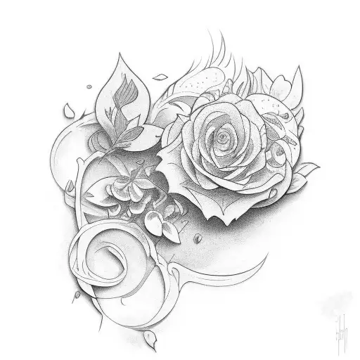 jasmine tattoo design idea