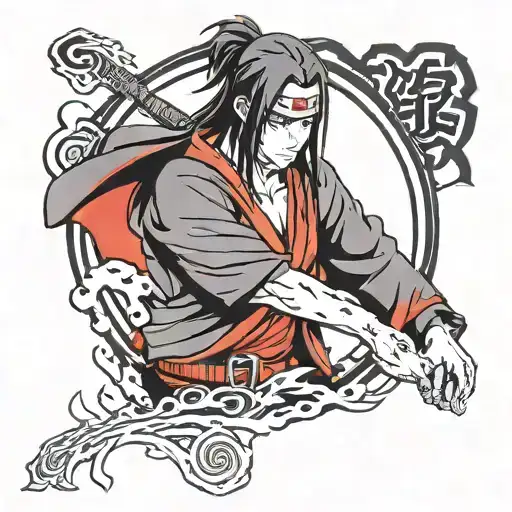 ITACHI UCHIHA tattoo design idea