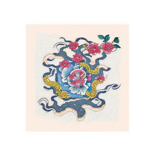 Kintsugi tattoo design idea