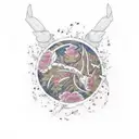 Kintsugi tattoo design idea