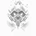 carpenter tools tattoo design idea