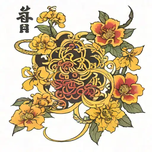 BTS lyrics written tattoo design idea