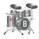 Combine elements of aircraft and drum set in a surreal and abstract design for a unique sleeve tattoo tattoo design idea