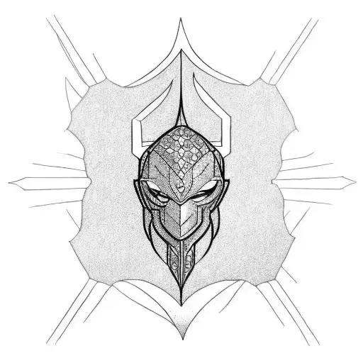 Excalibur tattoo design idea