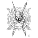 Excalibur tattoo design idea