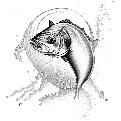 opel vectra b + aquarium + fishing + computer combine tattoo design idea