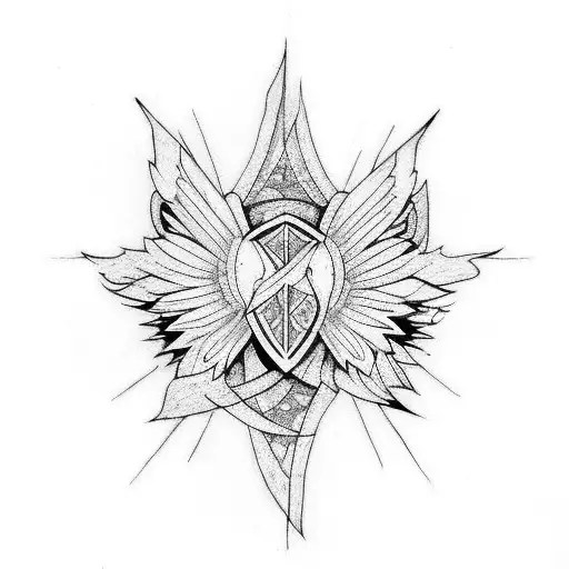 Seraphim tattoo design idea