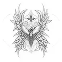 Seraphim tattoo design idea