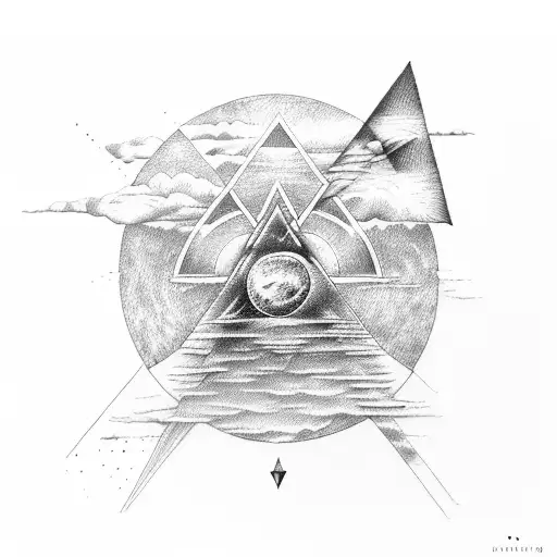 Pink Floyd dark side of the moon tattoo design idea