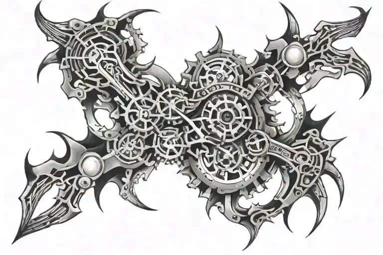 Korean tattoo design idea