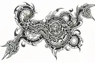 Korean tattoo design idea