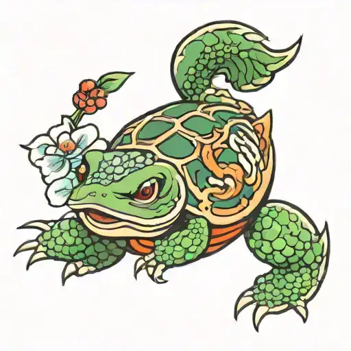 Turtwig tattoo design idea