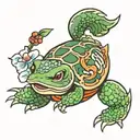 Turtwig tattoo design idea