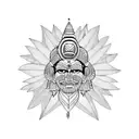 indian tattoo design idea