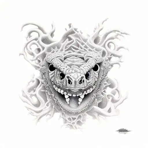 tourtle, Edipo classic sculpture, Hydra tattoo design idea