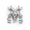 Create a tattoo design that symbolizes the client's love for travel and bodybuilding tattoo design idea