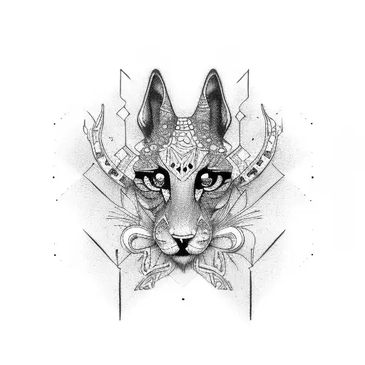 phone with cord tattoo design idea