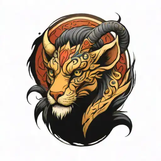 isd Chimera  tattoo design idea
