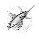 fly fishing hook tattoo design idea