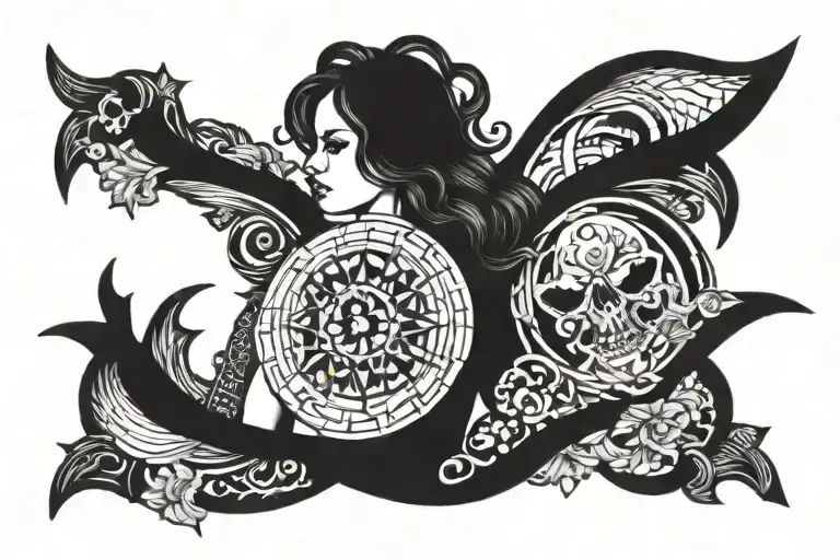 trust the process tattoo design idea