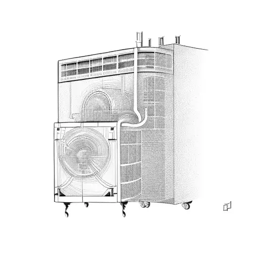 hvac system tattoo design idea