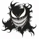 venom marvel tattoo design idea