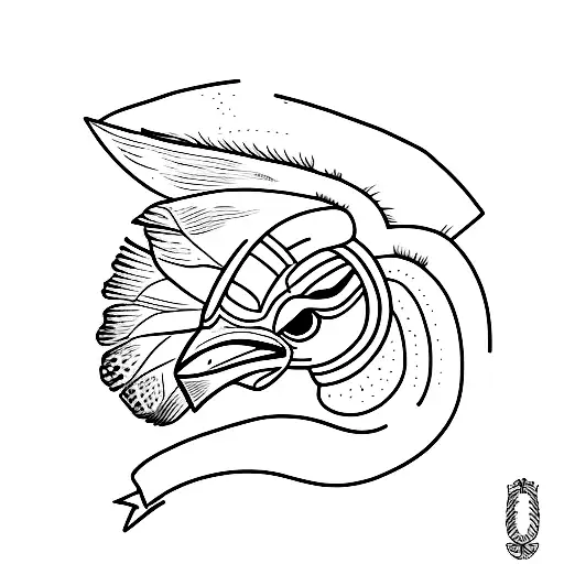 clarks nutcracker with Pinus albicaulis tattoo design idea