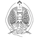 clarks nutcracker with Pinus albicaulis tattoo design idea