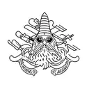 clarks nutcracker with Pinus albicaulis tattoo design idea