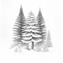 clarks nutcracker with whitebark pine tree tattoo design idea