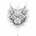 S R tattoo design idea