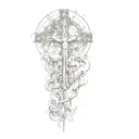 jesus tattoo design idea