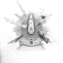 glock tattoo design idea