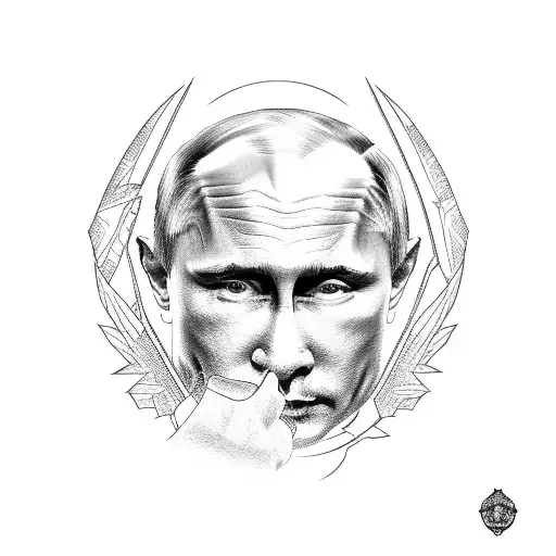 Vladimir Putin tattoo design idea