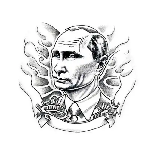 Vladimir Putin tattoo design idea